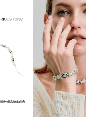 Dare买手店 qurioustone 圣甲虫贝母衔尾手链925银原创设计小众女