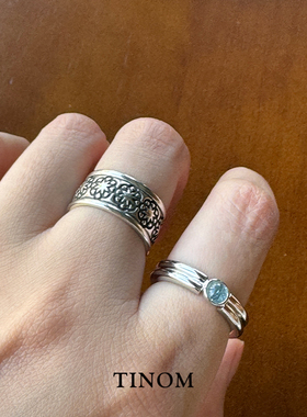 Dare买手店 TINOM 双层海宝戒原创小众设计感首饰高级感简约百搭
