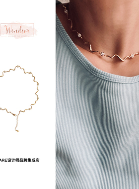 dare手店温莎珠宝水波纹项链