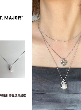 T.major巴洛克小珍珠长项链首饰