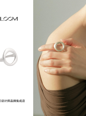 Dare买手店 LOOM正品环流造型戒指925银复古度假原创设计首饰高级