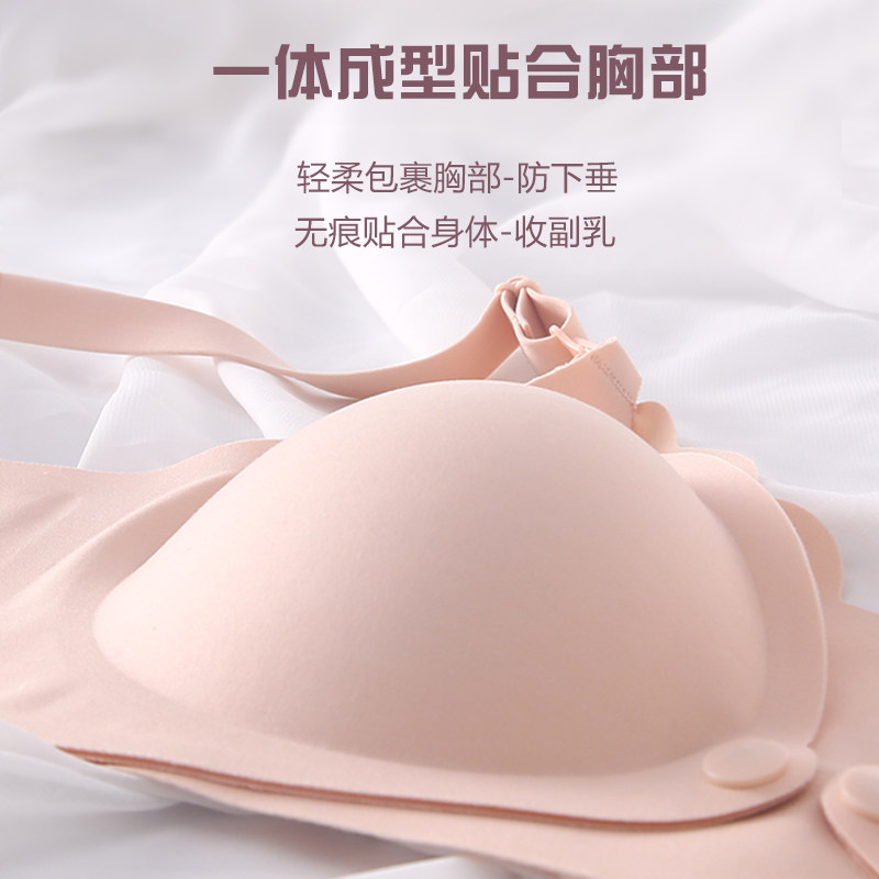 路心梦哺乳防下垂喂奶胸罩大码女 路心梦哺乳文胸