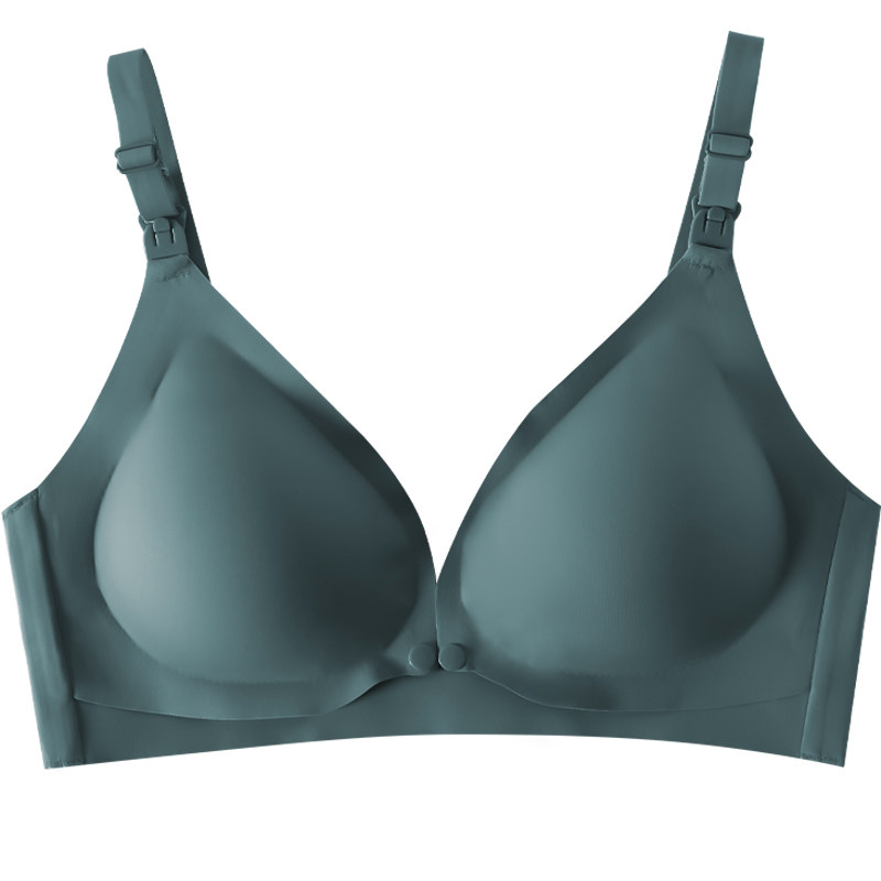 哺乳妈妈女怀孕期聚拢喂奶文胸 路心梦哺乳文胸