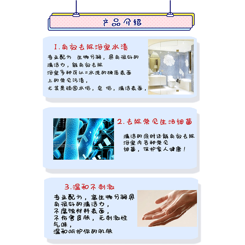 日本进口花王浴室清洁剂去水垢黄垢除菌防霉多功能清洗剂泡沫喷雾-图1