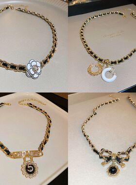 项链项饰风锆石ins金属秋冬韩国