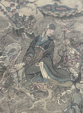 高清艺术喷绘画芯临摹学习卷轴画