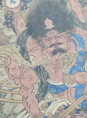 高清艺术喷绘画芯临摹学习卷轴画