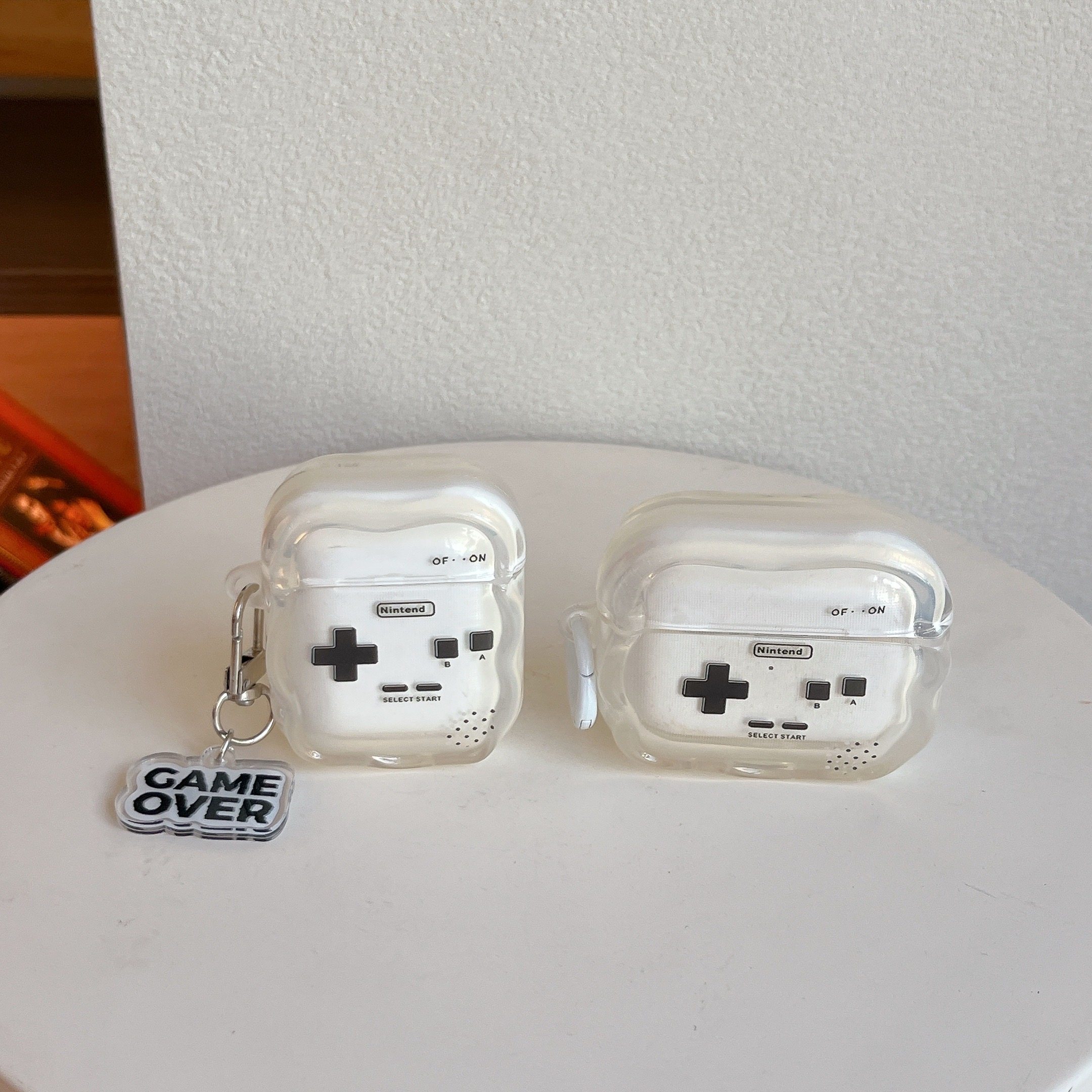 原创复古潮玩游戏机适用苹果AirPods4代Pro2半透明保护套个性男AirPods Pro3代无线降噪蓝牙耳机软壳二三四代,淘宝优惠券,粉丝福利购,淘宝优惠卷