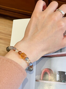 天然水晶多宝手串设计师款