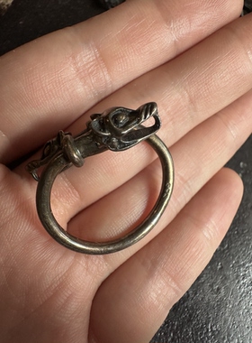 My Jewellery 比利时制造·滴水兽龙戒庇护银戒开口可调节