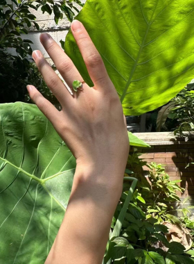 19世纪高温珐琅18k黄金戒指造型独特中古戒指优雅