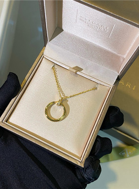 日韩钉子项链女镀18k玫瑰金满钻头尾钻轻奢小众锁骨链不掉色ins