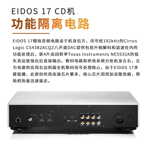 Goldmund瑞士高文Eidos 17家用hifi音乐播放器进口一体机发烧CD机 - 图3