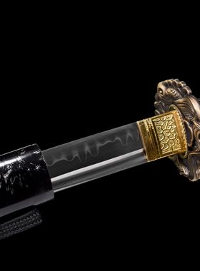 龙泉市刀剑手工锻打太刀加长T10