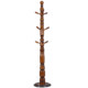 Solid wood floor coat rack for bedroom and home use