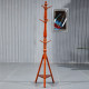 Solid wood coat rack floor hanging clothes rack simple modern simple