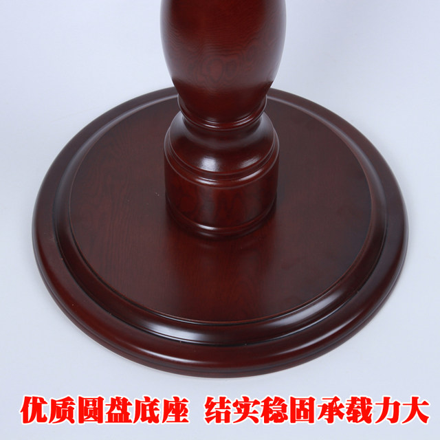 Solid wood coat rack floor-standing clothes rack European and new medium-sized bedroom vertical home living room indoor single dry clothes rack