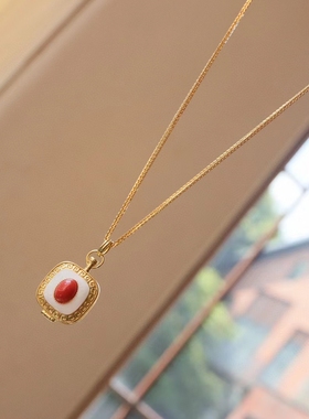 中古风925复古轻奢吊坠高级感吊坠