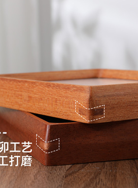 实木榫卯相框空框摆台摆件8寸a4空白纸书法毛笔字画框装裱DIY框架