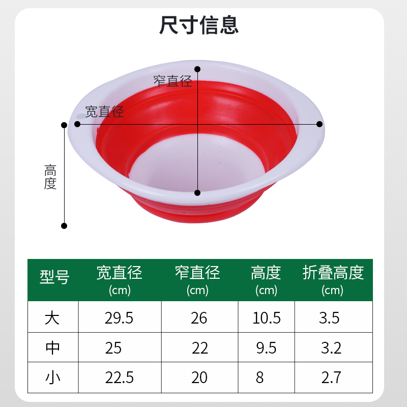 饵盆饵料盆开饵盆可折叠不沾拌饵饵盘大号鱼饵盆三件套钓鱼拉饵盘 - 图1