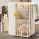 Cosmetic storage box transparent dustproof tall bottle light luxury model