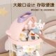 Doll storage bucket transparent large capacity display