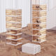 Foldable installation-free shoe box storage