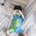 Đồ bơi trẻ em Hàn Quốc cho bé trai khủng long thời trang dễ thương Xiêm bé bé áo tắm kỳ nghỉ chống nắng quần bơi - Bộ đồ bơi của Kid đồ bơi tiên cá Bộ đồ bơi của Kid