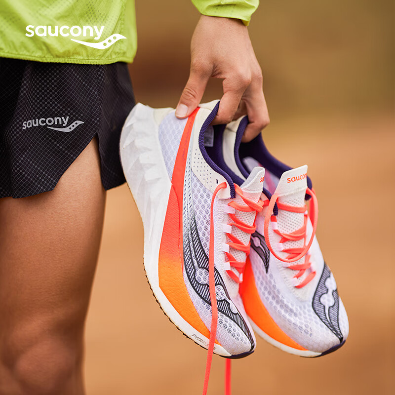 Saucony索康尼EndorphinPro啡鹏4男女同款竞速碳板跑鞋情侣运动鞋-图2