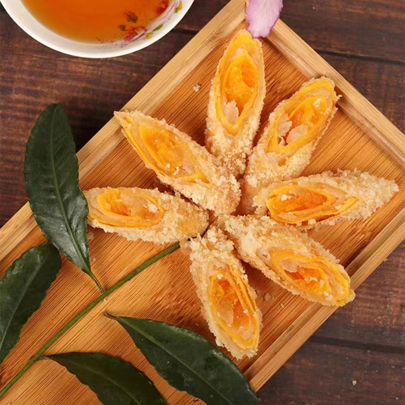 潮汕手工咸蛋卷特色小吃美食蛋黄酥春卷油炸半成品酒店餐饮商用,淘宝优惠券,粉丝福利购,淘宝优惠卷