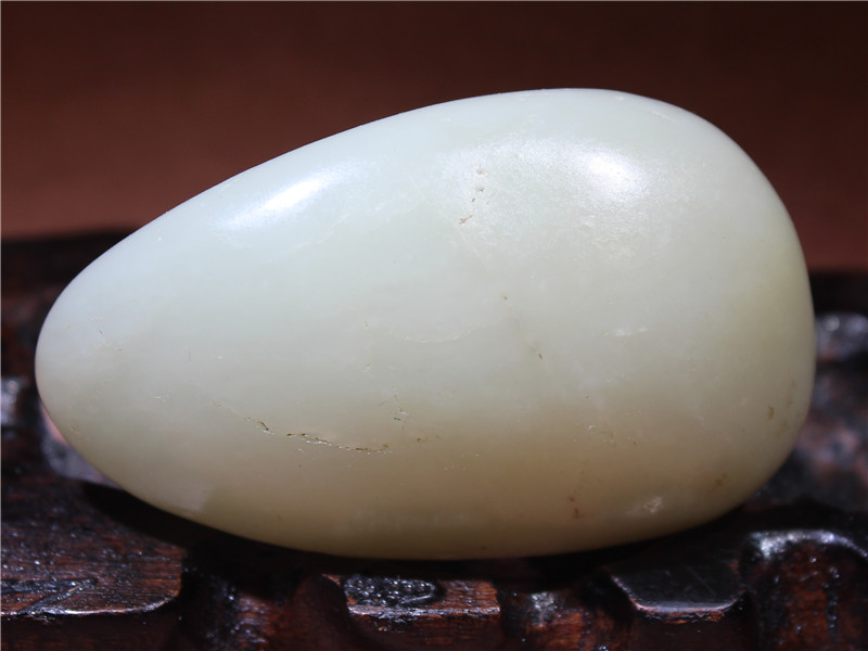 优质天然玉石122克正宗新疆和田玉籽料原石把件保真雕刻白玉修形