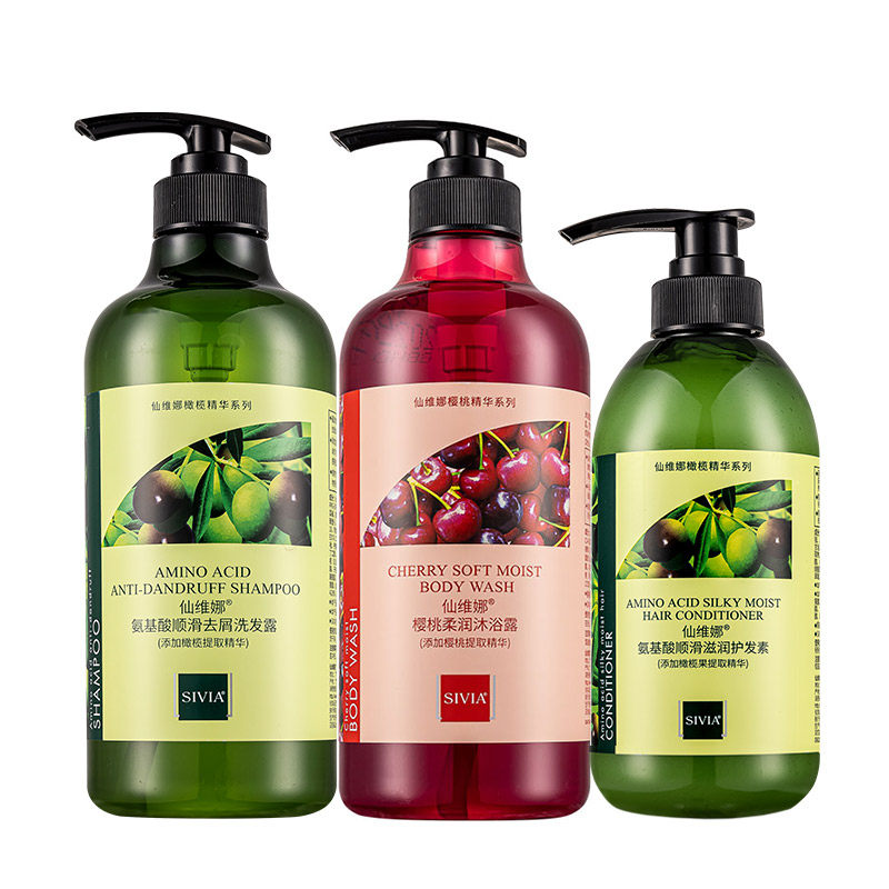 仙维娜氨基酸顺滑去屑洗发露柔顺滋润轻盈去油改善干枯男女士正品