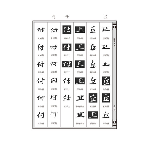 【出版社自营】章草大典 上下册 章草书法字典章草大字典中国草书书法字典大全章草字体查询繁体毛笔字成人练字入门技法工具书籍 - 图2