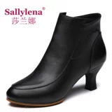 Обувь, туфли, танцующие короткие сапоги, ботинки, из натуральной кожи