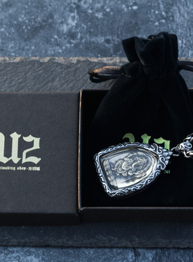 象鼻神吊坠项链男佛牌嘻哈ins