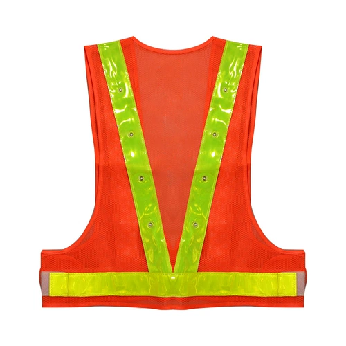 Светодиодный светоотражающий жилет для вождения. Светодиодная светоотражающая одежда с подсветкой. I-образный V-образный жилет с подсветкой. Печать на защитной одежде для езды на велосипеде.