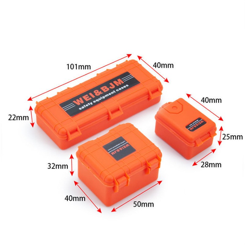 RC仿真攀爬车行李箱装饰件工具箱TRX4 SCX10 KM易控通用可开盖-图2