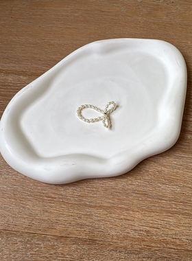 娘语 韩国东大门ins珍珠戒指女蝴蝶结串珠转运气质设计戒指食指戒