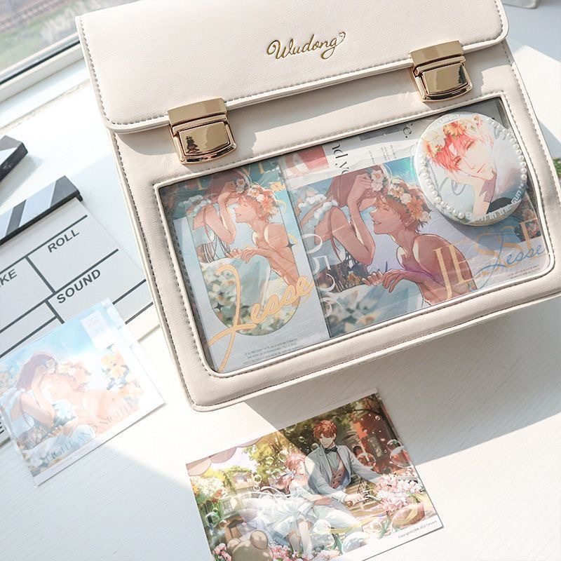 2026新款日常百搭透明单肩斜挎包双肩痛包吧唧包女【 焦糖方巧】,淘宝优惠券,粉丝福利购,淘宝优惠卷