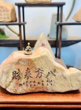 励志系摆件治愈系简约高颜值造景石哈密花盆茶玩茶道静心小众盆栽
