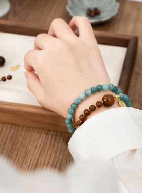 『青岚迎禧』新中式搭配女式高级感手链手串SP021