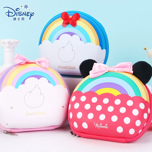 Дисней, модная радужная сумка через плечо для раннего возраста для отдыха для выхода на улицу, 2-3-4 лет