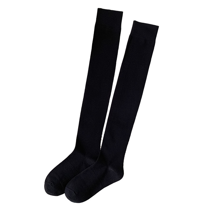 无骨百搭过膝长筒袜袜子女秋冬款平板纯色保暖显瘦配长靴堆堆长袜,淘宝优惠券,粉丝福利购,淘宝优惠卷