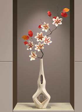 陶瓷花瓶细长高档百搭风