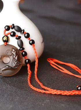 易明开居鸿兔谛听吉贵宏吊坠2026马年属狗人的吉祥物生肖狗项链