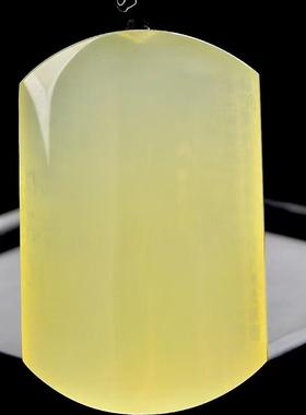 天然黄水晶吊坠情侣大随求楞