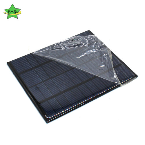 太阳能电池板12V160MA 多晶硅滴胶板DIY光能模型玩具电源板电池板 - 图3
