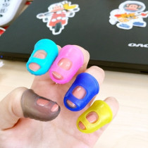 Silicone hand fingertip Book Cross Stitch point Guitar Pain point Note Banknote Protective sleeve Anti-scalding pin