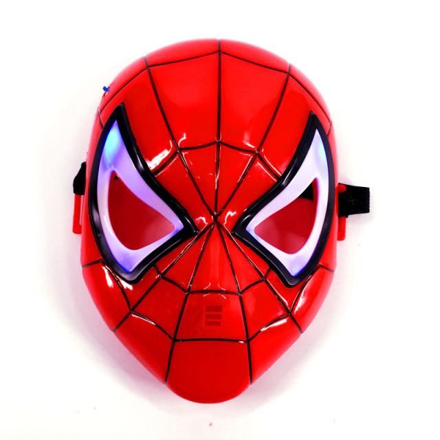 Spider-Man Glow Mask Kids Shield ເປີດຕົວຖົງມື
