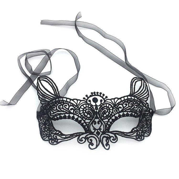 万圣节道具化妆舞会性感蕾丝眼罩聚会镂空成人女定型半脸面具黑色,淘宝优惠券,粉丝福利购,淘宝优惠卷